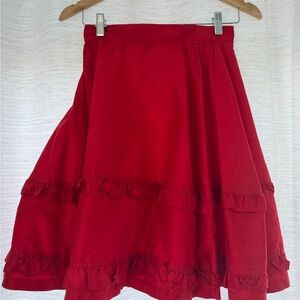 Yves Saint Laurent  Red Women's Skirt